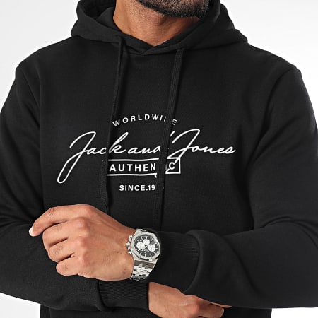 Jack And Jones - Ferris Hoodie Zwart