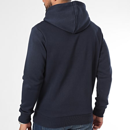 Jack And Jones - Ferris Felpa con cappuccio blu navy