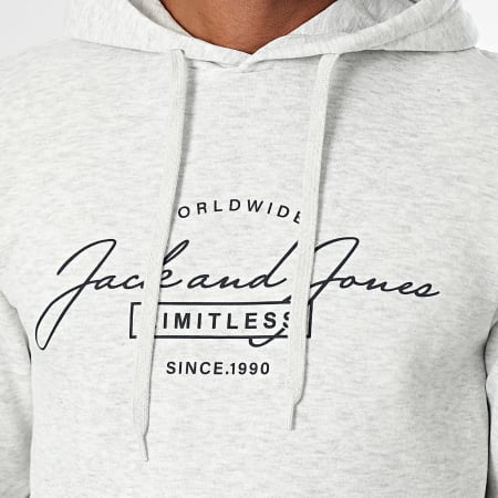 Jack And Jones - Ferris Hoodie Heide Grijs