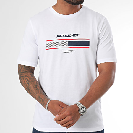 Jack And Jones - South Tee Shirt Blanco