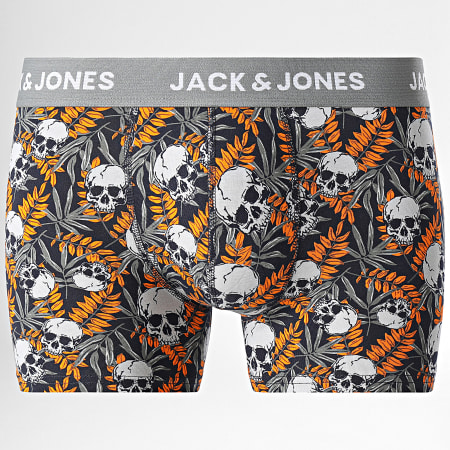 Jack And Jones - Pack De 10 Chugo Skulls Gris Carbón Verde Caqui Azul Marino Negro Boxers