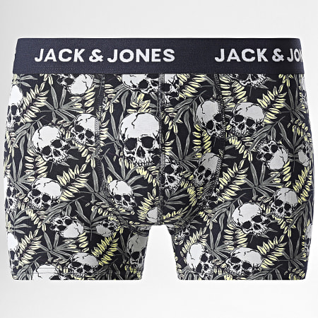 Jack And Jones - Pack De 10 Chugo Skulls Gris Carbón Verde Caqui Azul Marino Negro Boxers