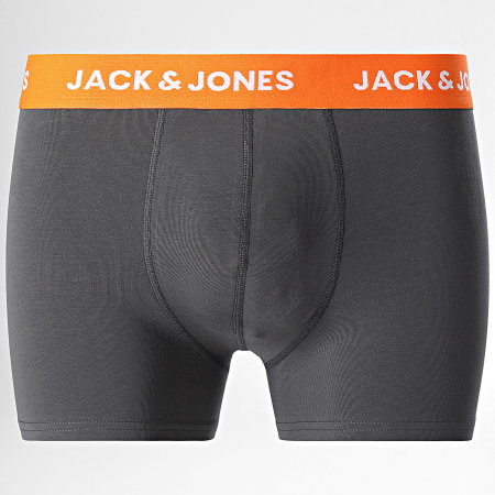 Jack And Jones - Pack De 10 Chugo Skulls Gris Carbón Verde Caqui Azul Marino Negro Boxers