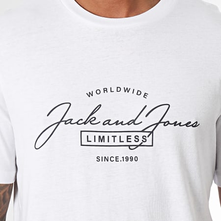 Jack And Jones - Ferris Tee Shirt Bianco