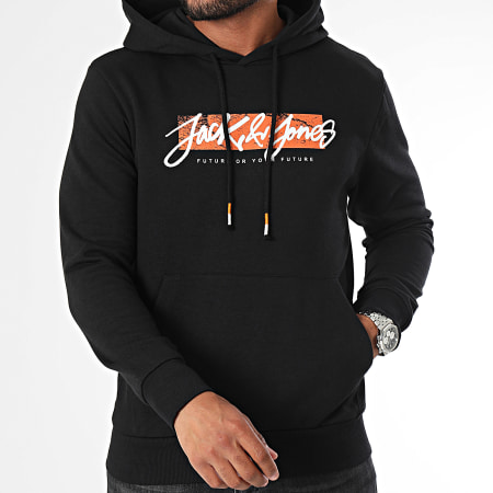 Jack And Jones - Tiley Hoodie Zwart