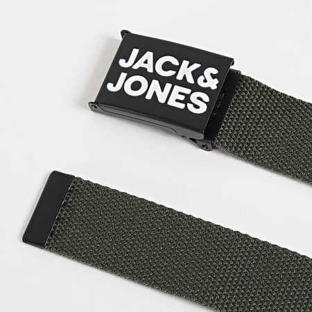 Jack And Jones - Birk Cinturón Tejido Verde Caqui