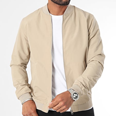 Jack And Jones - Veste Bomber Roy Beige