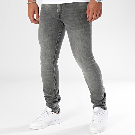 Jack And Jones - Liam Original Skinny Jeans Gris