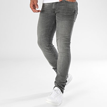 Jack And Jones - Jean Skinny Liam Original Gris