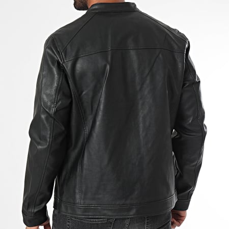 Jack And Jones - Chaqueta motera Dylan Negra