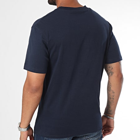 Jack And Jones - Set van 2 Caleb Varsity T-shirts Wit Blauw Navy