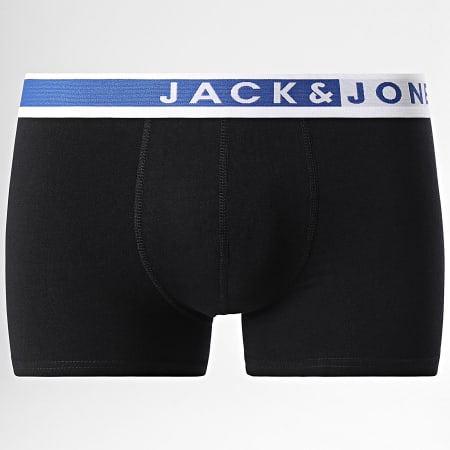 Jack And Jones - Juego de 2 bóxers Karim Solid Azul Marino Negro