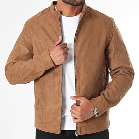 Jack And Jones - Veste Zippée Dylan Clean Camel