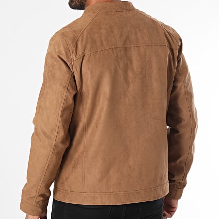 Jack And Jones - Chaqueta con cremallera Dylan Clean Camel