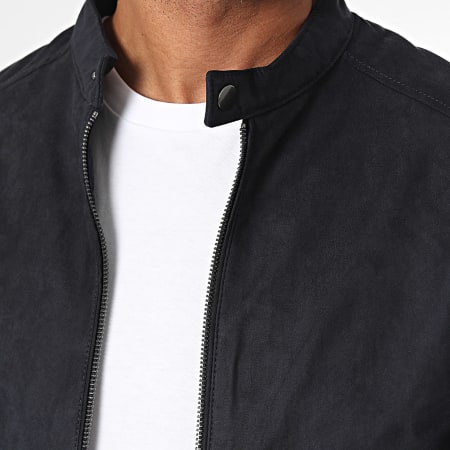 Jack And Jones - Giacca Dylan Clean Zip Nero