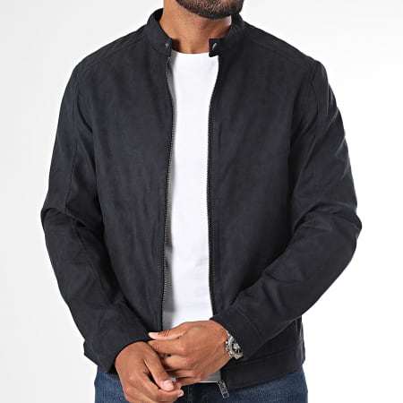 Jack And Jones - Chaqueta Dylan Clean Zip Negra