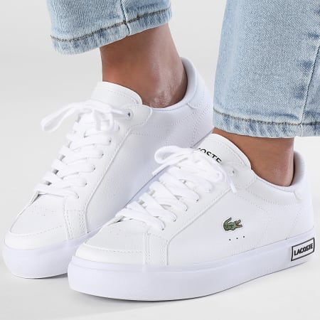 Lacoste - Scarpe da ginnastica Powercourt 222 Bianco Nero da donna