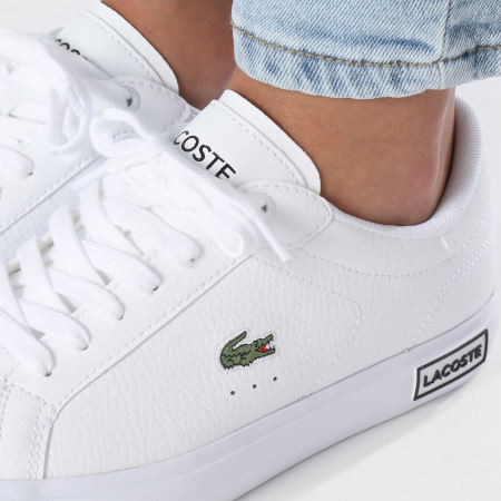 Lacoste - Damesschoenen Powercourt 222 Wit Zwart