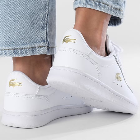 Lacoste - Carnaby Set 224 Blanco Oro Zapatillas Mujer