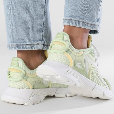 Lacoste - Damesschoenen L003 Neo 224 Lichtgroen Wit