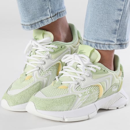 Lacoste - Damesschoenen L003 Neo 224 Lichtgroen Wit