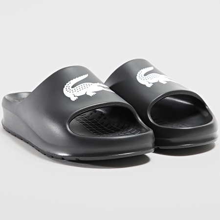 Claquettes Serve Slide 2.0 Logo Crocodile Noir