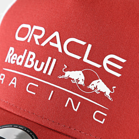 New Era - Red Bull Racing seizoensgebonden Trucker Cap 60565936 Rood Wit