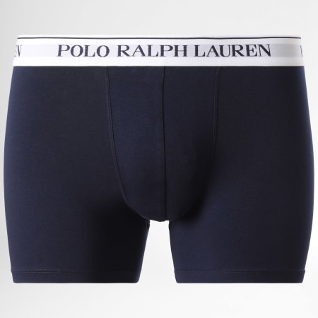 Polo Ralph Lauren - Set di 3 boxer blu navy e bianchi