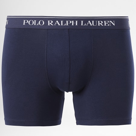 Polo Ralph Lauren - Set van 3 marineblauwe rode bordeaux boxershorts