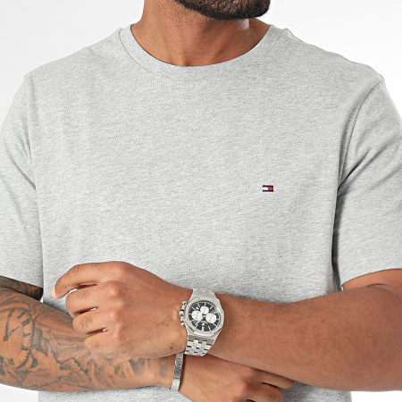 Tommy Hilfiger - Tee Shirt Regular Fit Essential 7368 Heather Grey