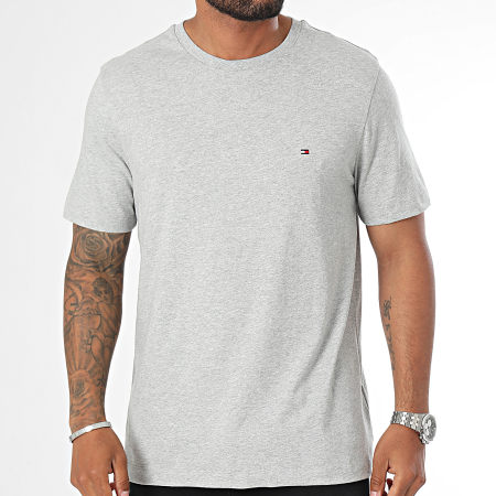 Tommy Hilfiger - Tee Shirt Regular Fit Essential 7368 Gris Chiné