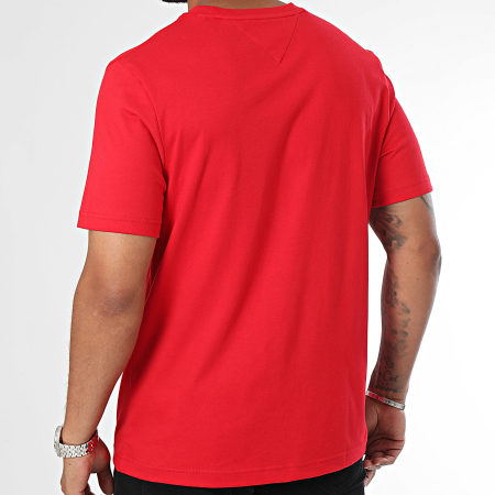 Tommy Hilfiger - Tee Shirt Regular Fit Essential 7267 Rosso