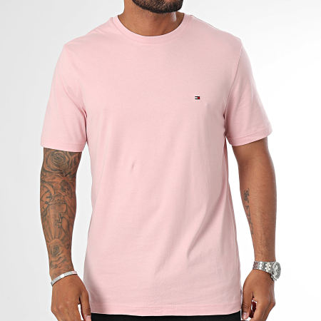 Tommy Hilfiger - Tee Shirt Regular Fit Essentieel 7267 Roze