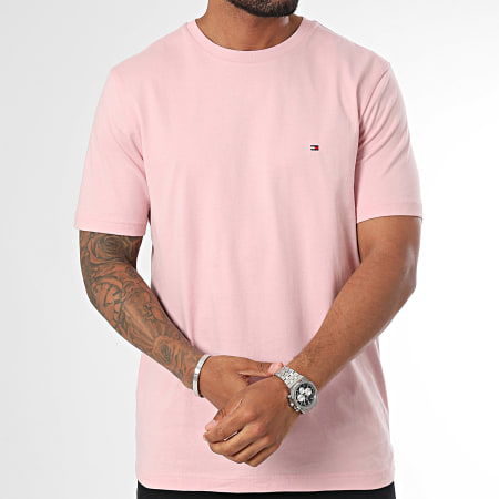 Tommy Hilfiger - Tee Shirt Regular Fit Essentieel 7267 Roze