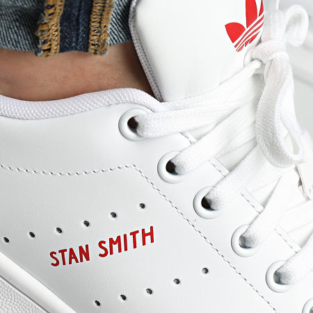 Adidas Originals - Baskets Stan Smith IG9388 Calzado Blanco Mejor Escarlata