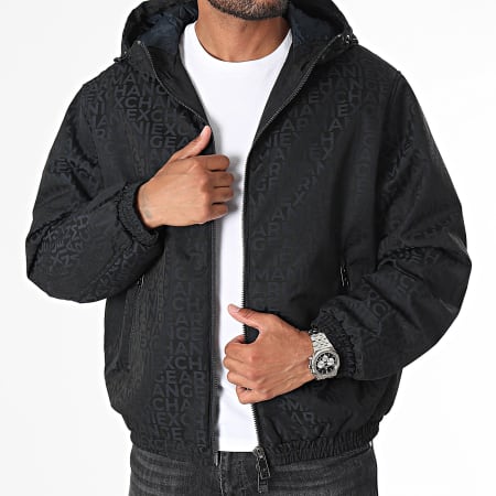 Armani Exchange - Chaqueta de plumón con capucha 6DZB26 Negro