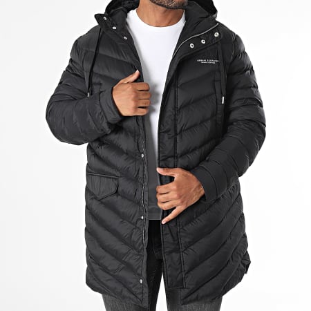 Armani Exchange - Doudoune Capuche 8NZL20 Noir