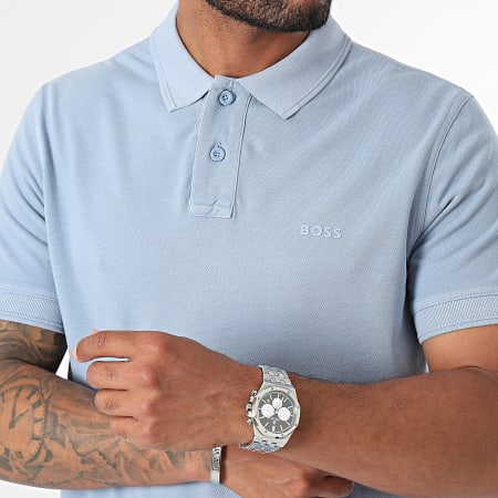 BOSS - Polo a maniche corte Prime 50507813 Blu chiaro