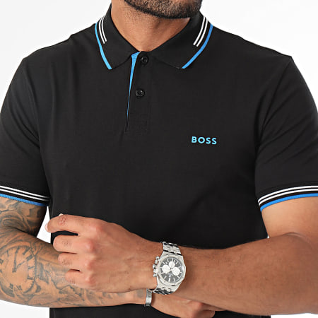 BOSS - Polo de manga corta Paul 50506193 Negro