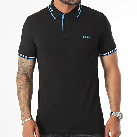 BOSS - Polo Manches Courtes Paul 50506193 Noir