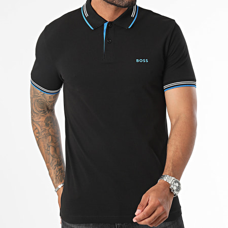 BOSS - Polo Manches Courtes Paul 50506193 Noir