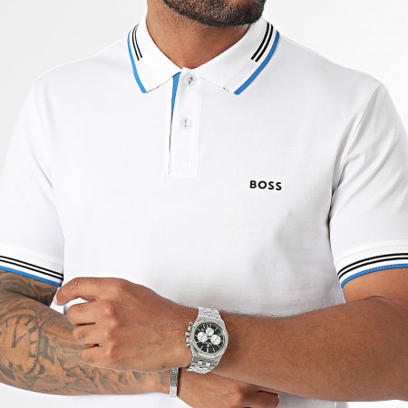 BOSS - Poloshirt met korte mouwen Paul 50506193 Lichtblauw