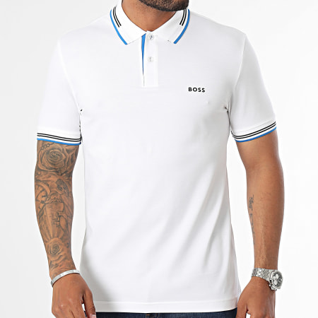 BOSS - Polo a maniche corte Paul 50506193 Blu chiaro