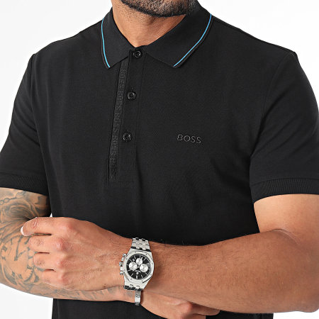 BOSS - Poloshirt met korte mouwen Paule 4 50506195 Zwart