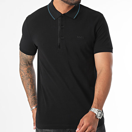 BOSS - Poloshirt met korte mouwen Paule 4 50506195 Zwart