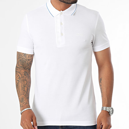 BOSS - Poloshirt met korte mouwen Paule 4 50506195 Wit