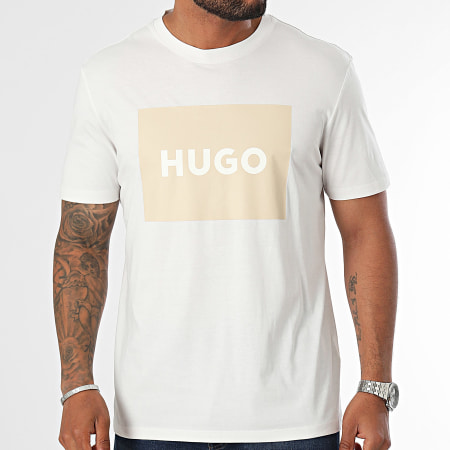 HUGO - Camiseta Dulive222 50467952 Blanca