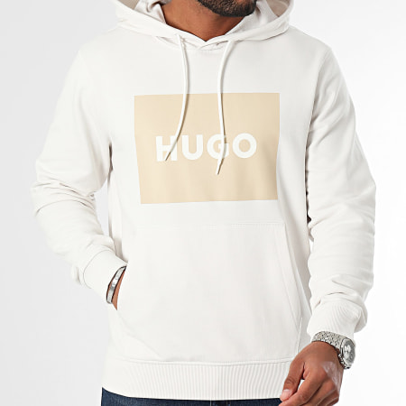 HUGO - Duratschi 223 Sudadera con capucha 50473168 Blanco