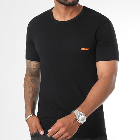 HUGO - Set van 3 T-shirts 50480088 Zwart