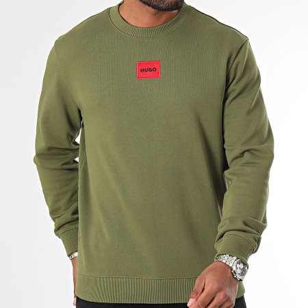 HUGO - Diragol Pullover 212 50447964 Kaki groen